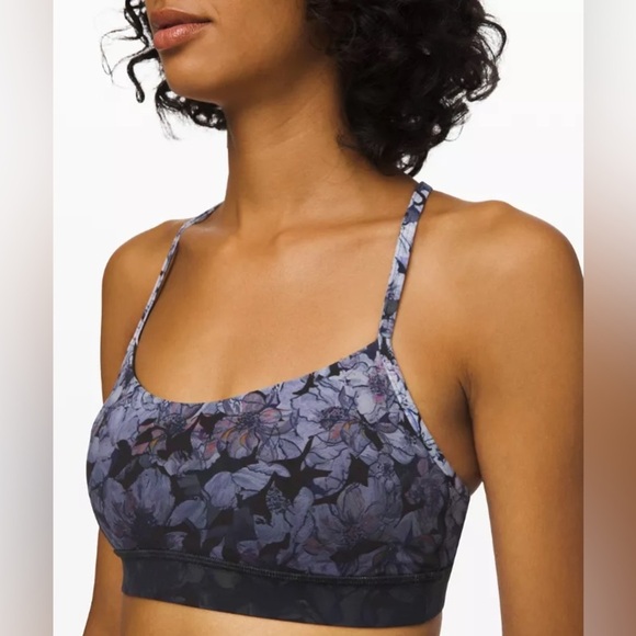 Lululemon Flow Y Nightfall Blossom Bra Size 6 - Picture 2 of 9